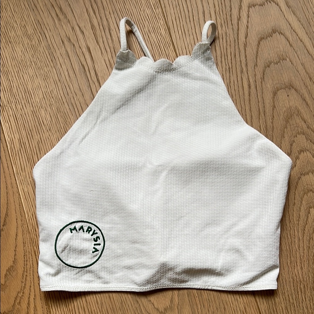 Marysia White Halter Top